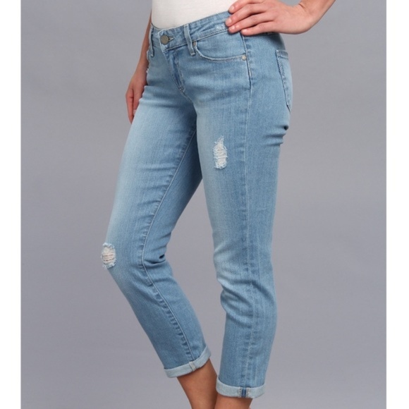PAIGE Denim Abbott Kinney Distressed Jeans Sz 26 - Picture 2 of 8